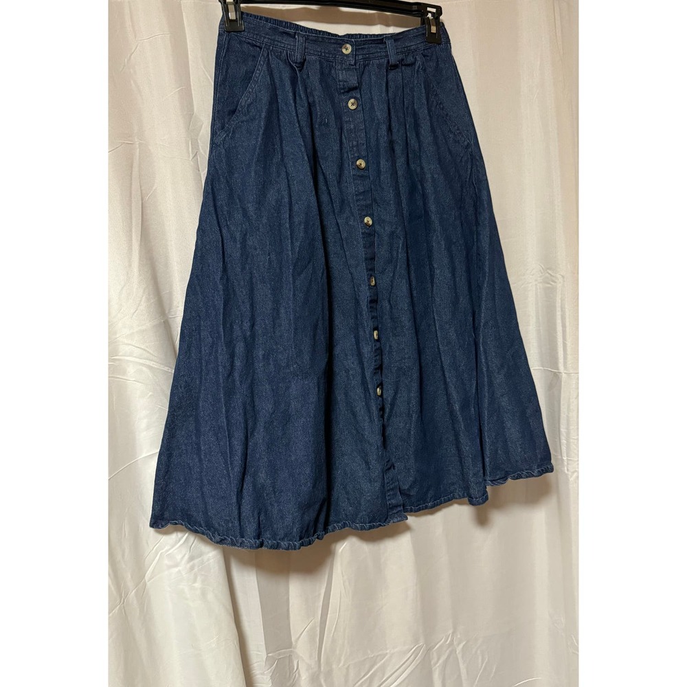 Denim Moves Lightweight Denim Long Skirt